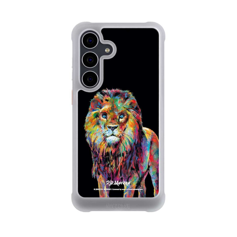 Galaxy S25 FE NIVOmax Löwe Bunte Kunst von P.D. Moreno