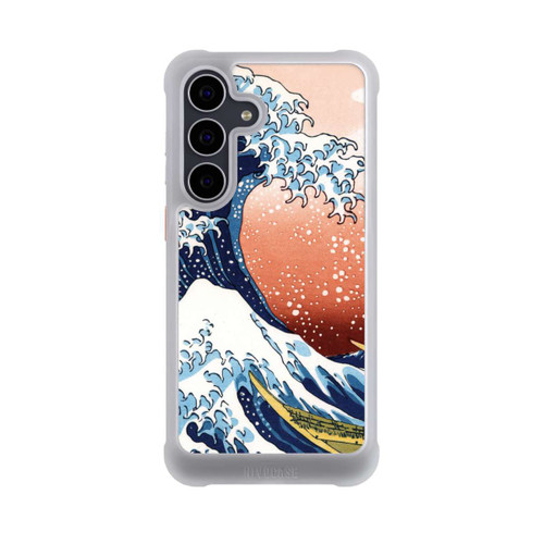 Samsung Galaxy S25 FE NIVOmax La Grande Vague de Kanagawa Rouge