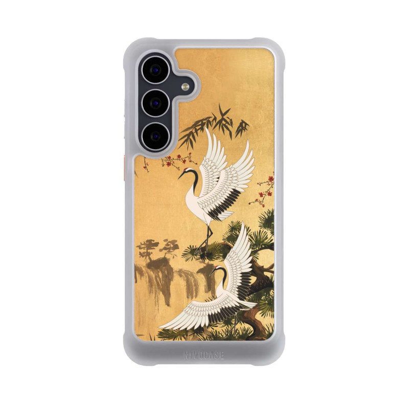 Galaxy S25 FE NIVOmax Kraniche Gold Japan 2