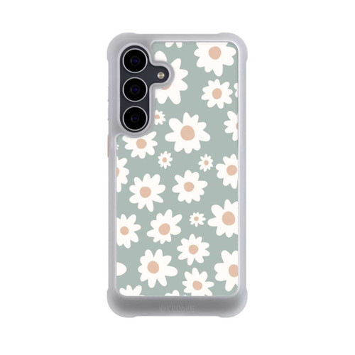 Samsung Galaxy S25 FE NIVOmax Gänseblümchen Muster grün