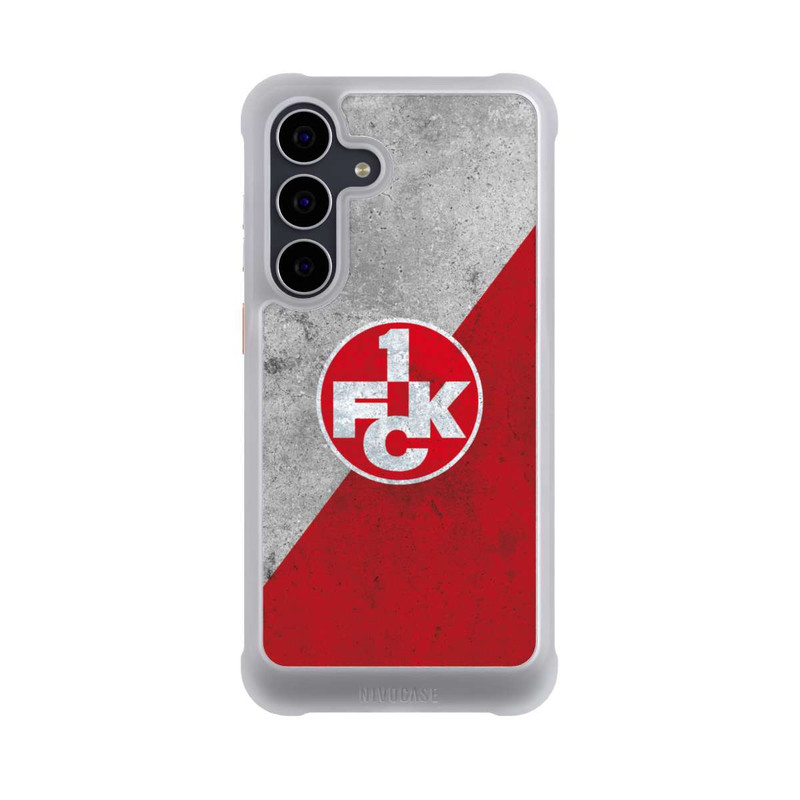 Galaxy S25 FE NIVOmax 1.FC Kaiserslautern-Beton Logo red