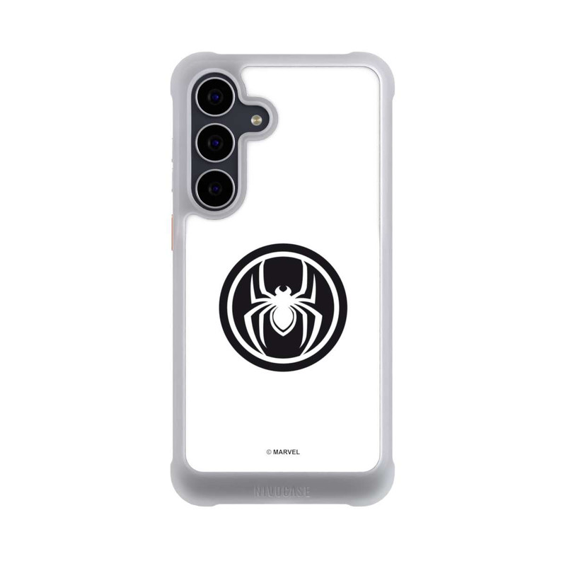Galaxy S25 FE NIVOmax Spider-Man Spider Logo White