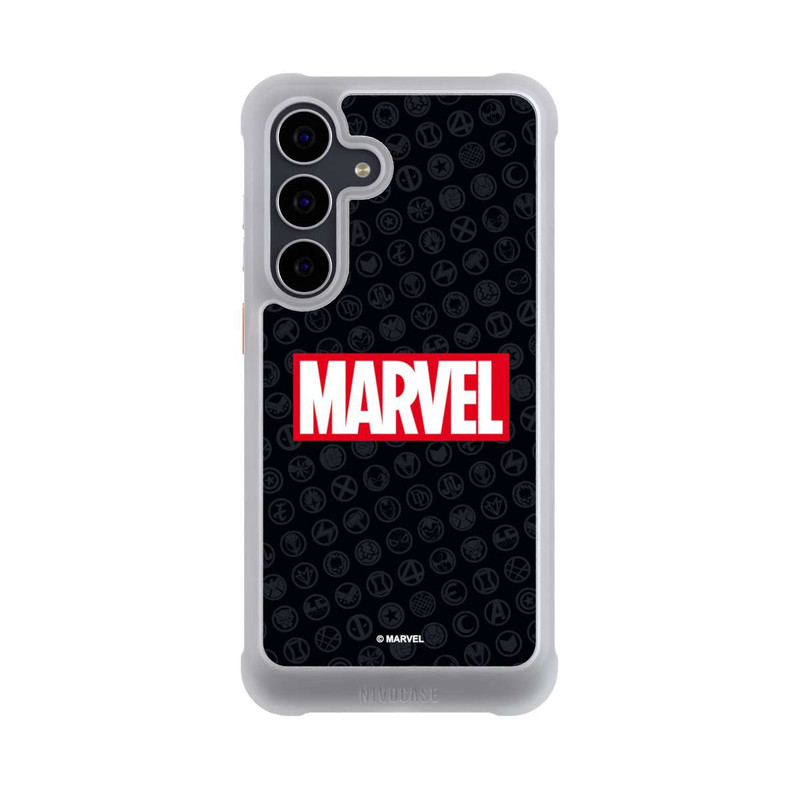 Galaxy S25 FE NIVOmax Marvel Logo Black Red 