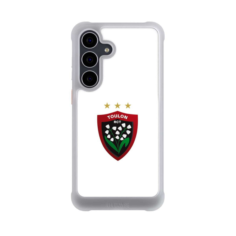 Galaxy S25 FE NIVOmax Logo RC Toulonnais Blanc