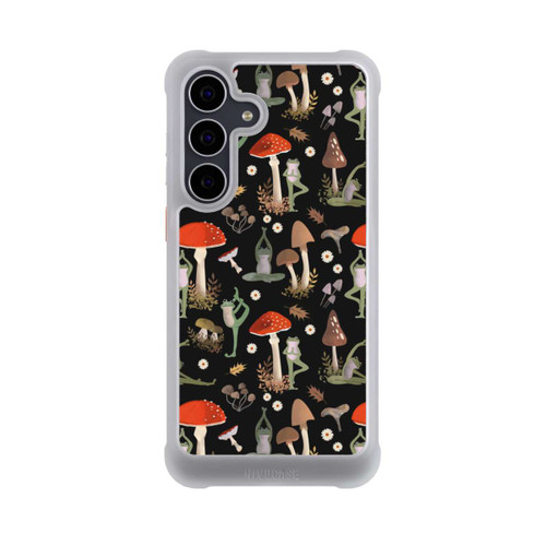 Samsung Galaxy S25 FE NIVOmax Yoga-Frösche mit Pilzen