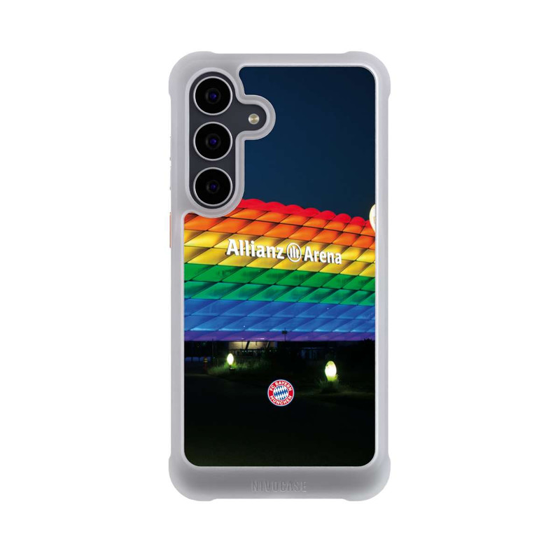 Galaxy S25 FE NIVOmax Allianz Arena Regenbogen