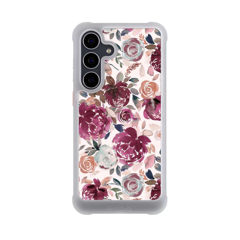 Galaxy S25 FE NIVOmax Autumn Peonies and roses Pink