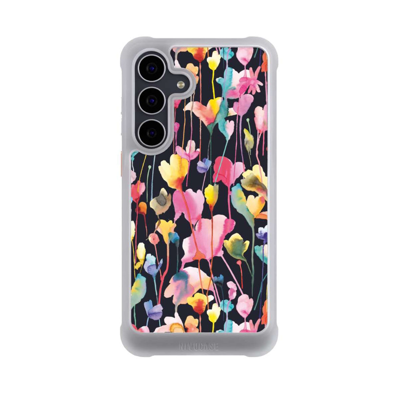 Galaxy S25 FE NIVOmax Wildblumen schwarz