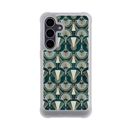 Samsung Galaxy S25 FE NIVOmax Art Deco Green Pattern