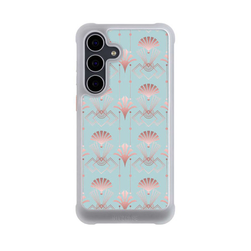 Samsung Galaxy S25 FE NIVOmax Art Deco Rose Gold Elegance Blue