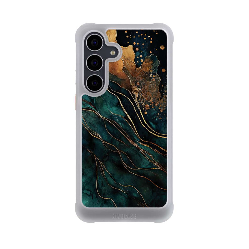 Galaxy S25 FE NIVOmax Gold und Grün