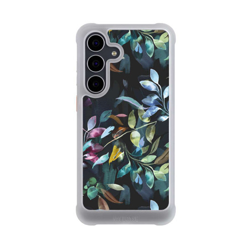 Samsung Galaxy S25 FE NIVOmax Watercolor Mystic Leaves Black