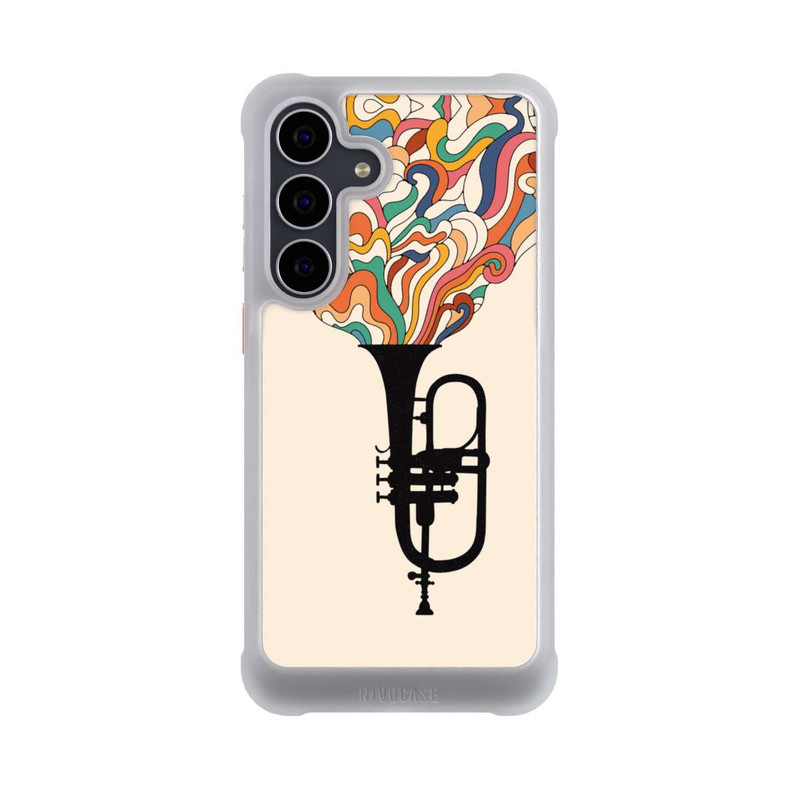 Galaxy S25 FE NIVOmax Flügelhorn Jazz bunt