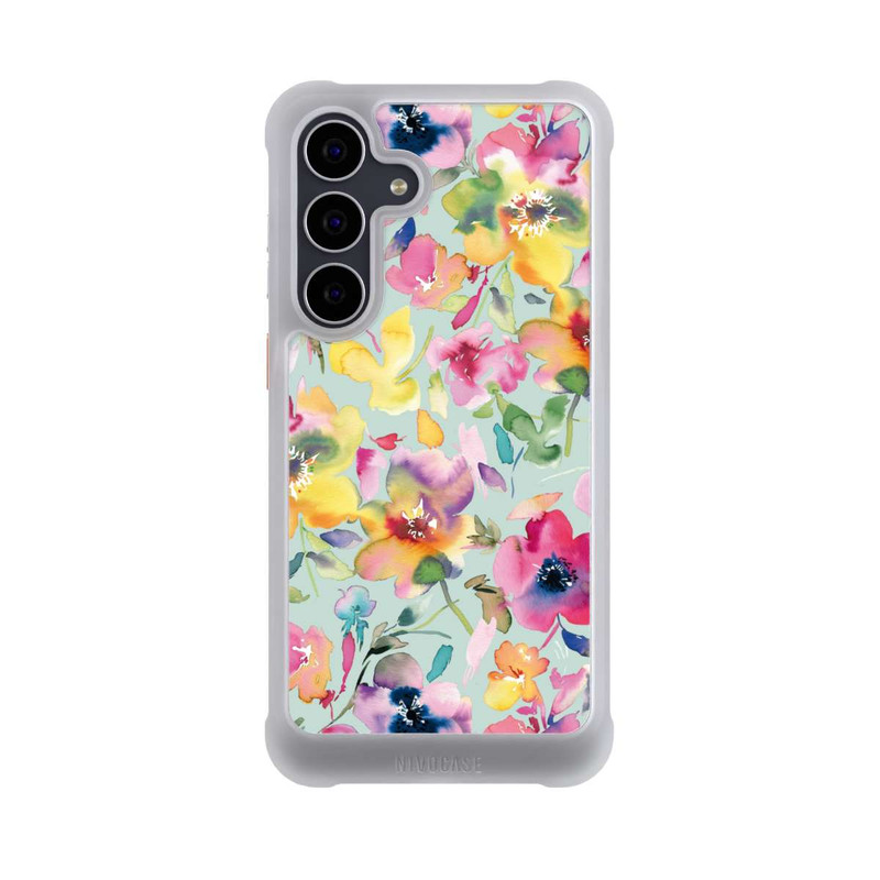 Galaxy S25 FE NIVOmax Künstlerischer Sommer Psychedelic Floral