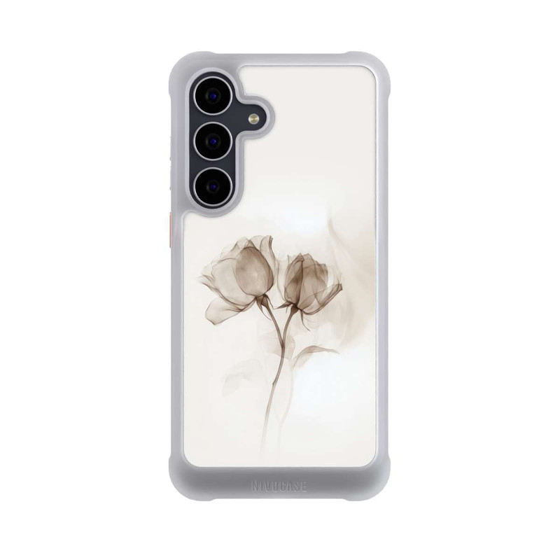 Galaxy S25 FE NIVOmax Braune Rose Blume Nebel