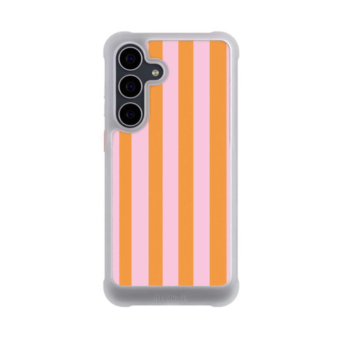 Samsung Galaxy S25 FE NIVOmax Orange Rosa Streifen