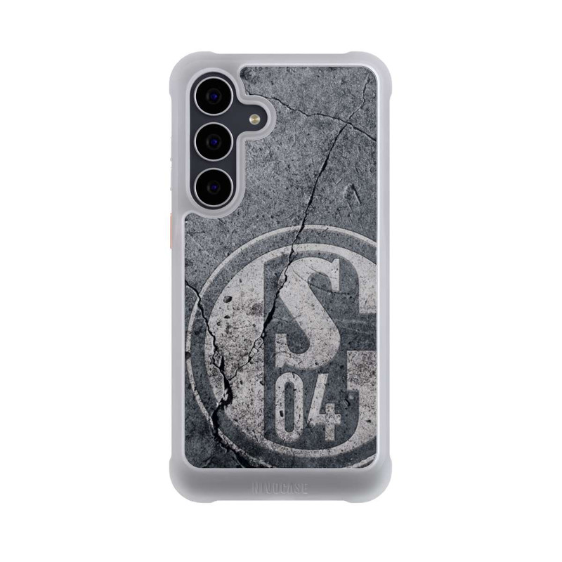 Galaxy S25 FE NIVOmax Schalke 04 Beton Look