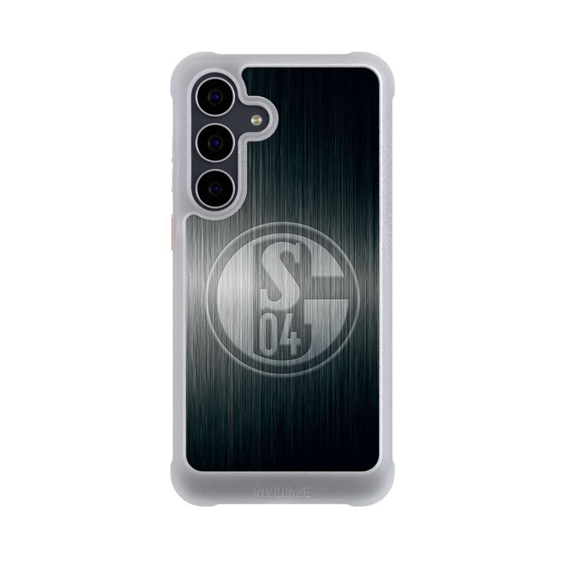 Galaxy S25 FE NIVOmax Schalke 04 Metall Look