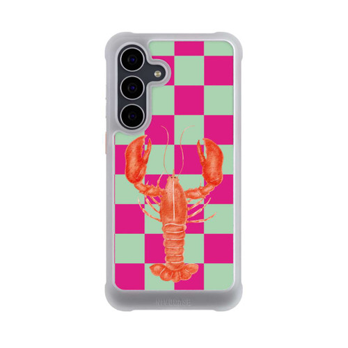 Samsung Galaxy S25 FE NIVOmax Pink Checkers Lobster