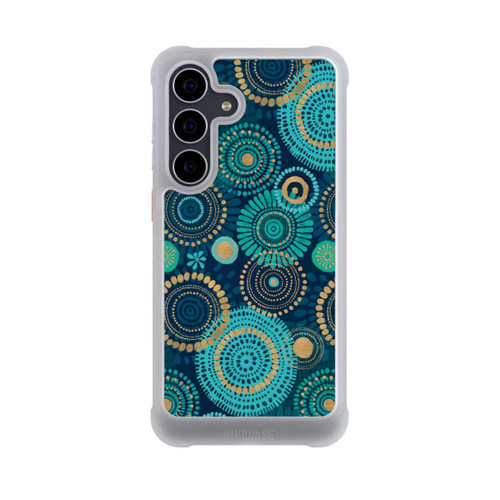 Samsung Galaxy S25 FE NIVOmax Blockprint India Teal Gold