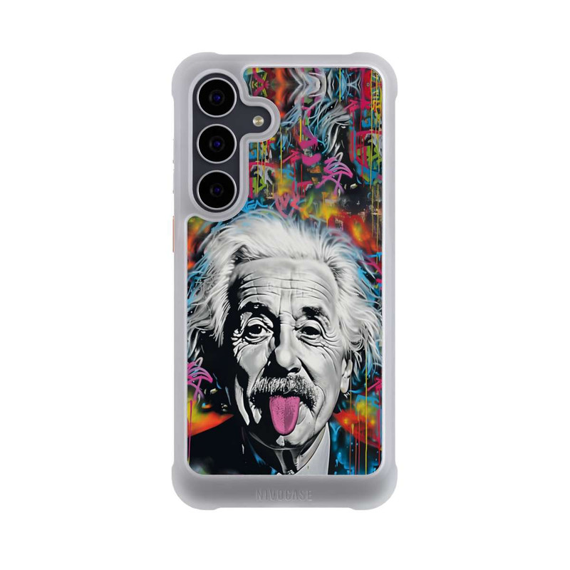Galaxy S25 FE NIVOmax Physiker Bunte Zunge Raus