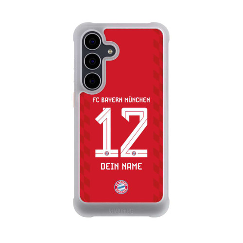 Samsung Galaxy S25 FE NIVOmax FC Bayern München Trikot Personalisierbar 25-26