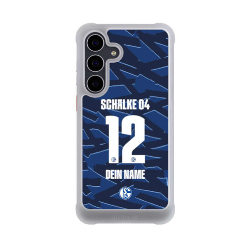 Samsung Galaxy S25 FE NIVOmax Schalke 04 Trikot Personalisierbar 25-26