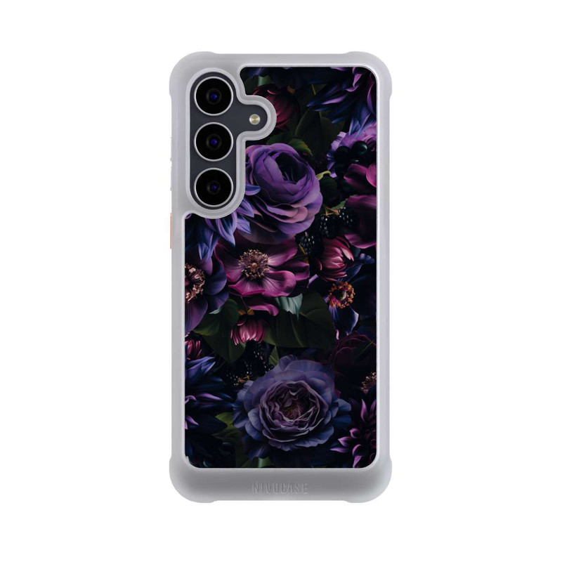 Galaxy S25 FE NIVOmax Dunkle Lila Blüten 