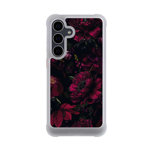 Samsung Galaxy S25 FE NIVOmax Dunkle Rote Blumen Liebe