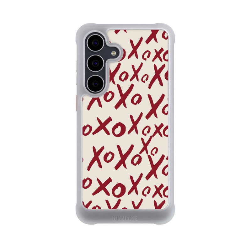 Galaxy S25 FE NIVOmax XOXO Love Pattern Beige