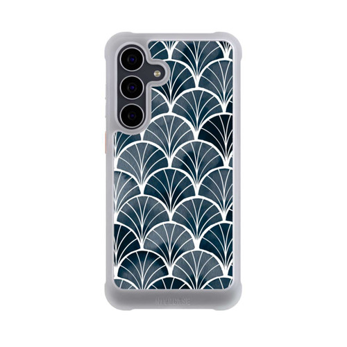 Samsung Galaxy S25 FE NIVOmax Botanische Brise Art Deco Grau