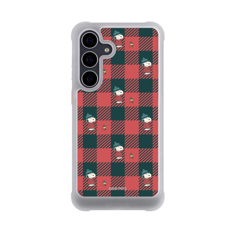 Galaxy S25 FE NIVOmax Peanuts Red Tartan Pattern