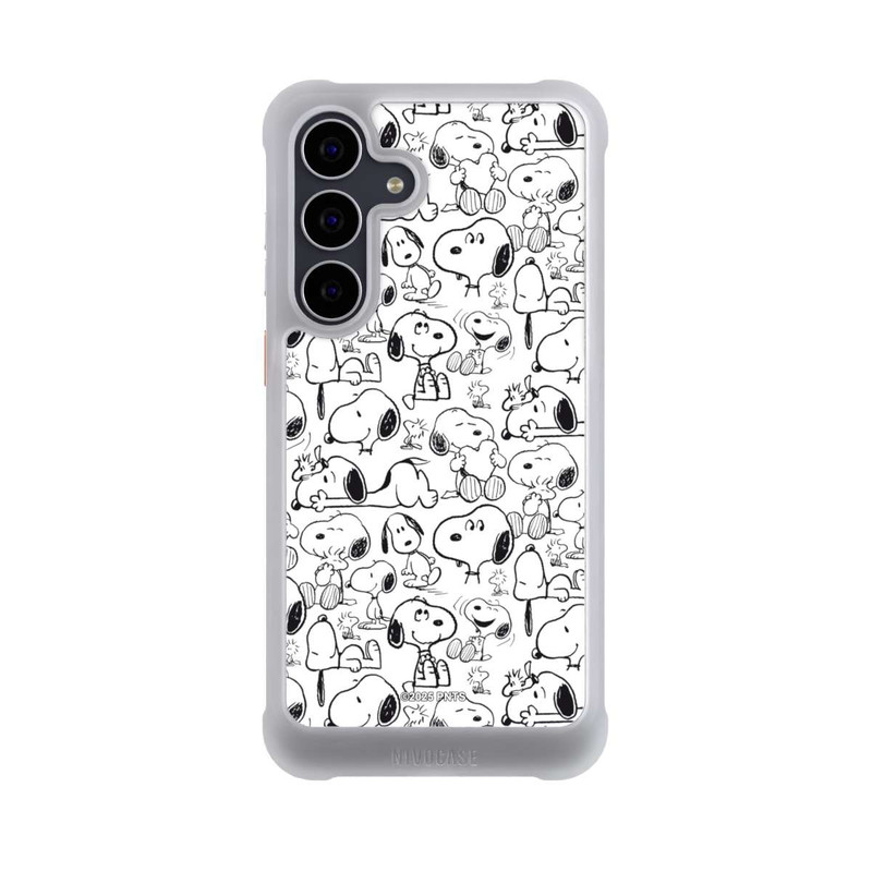 Galaxy S25 FE NIVOmax Classic Snoopy Pattern White