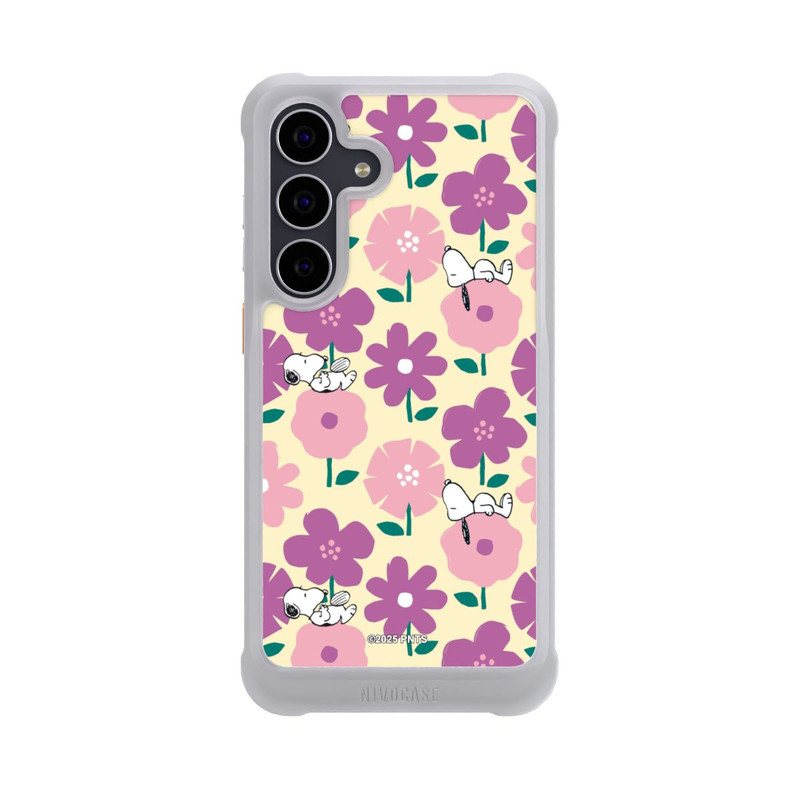 Galaxy S25 FE NIVOmax Peanuts Flower Pattern Yellow