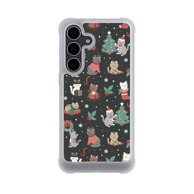 Galaxy S25 FE NIVOmax Weihnachtliche Kätzchen