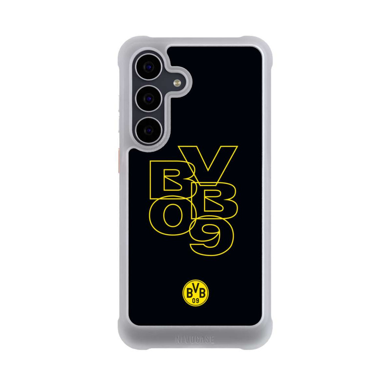 Galaxy S25 FE NIVOmax BVB09 Gelb Schwarz