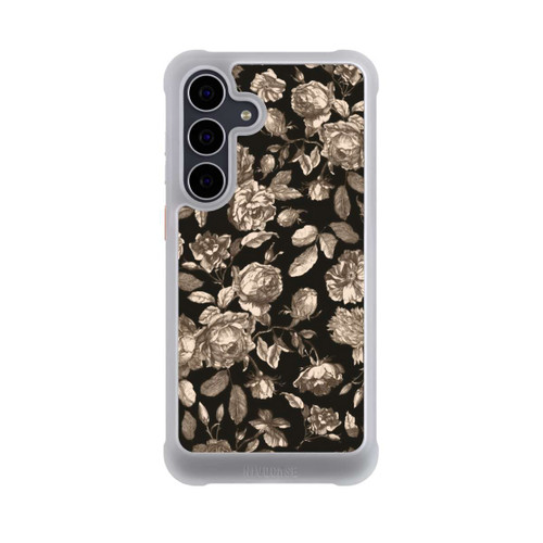 Samsung Galaxy S25 FE NIVOmax Leinwand dunkle Blumen