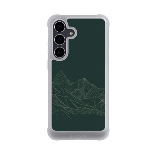 Samsung Galaxy S25 FE NIVOmax Berg Line Art Grün