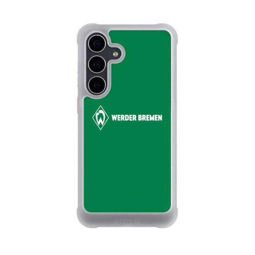 Samsung Galaxy S25 FE NIVOmax Werder Bremen Schriftzug Raute Grün
