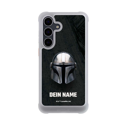 Samsung Galaxy S25 FE NIVOmax Star Wars Mandalorian Black Helmet Personalisierbar