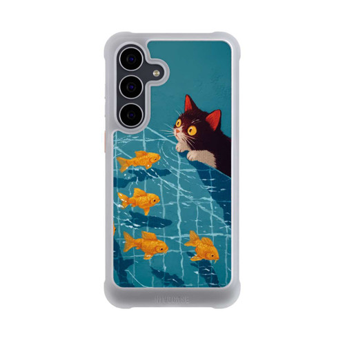 Samsung Galaxy S25 FE NIVOmax Die Katze im Pool mit KI