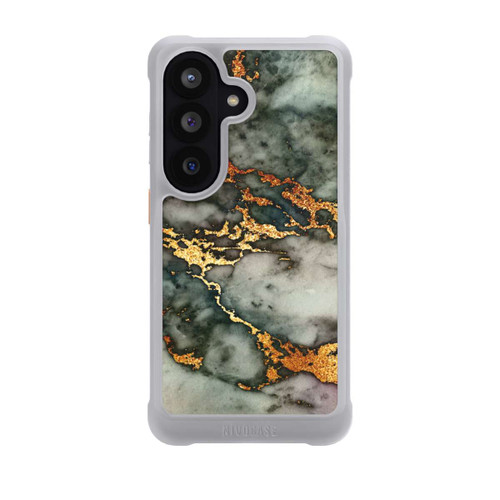 Samsung Galaxy S26 NIVOmax Grey and Golden Marble Look