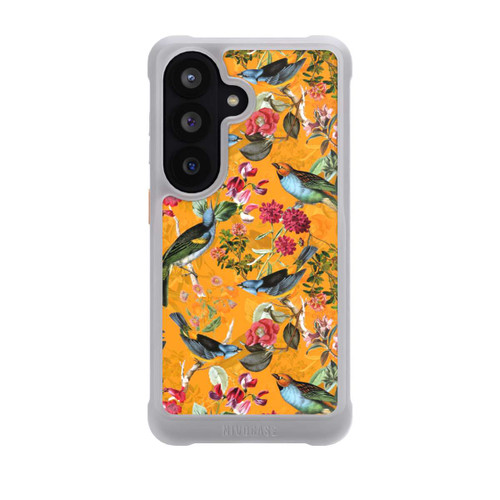 Samsung Galaxy S26 NIVOmax Oiseaux Fleurs Fond d'écran