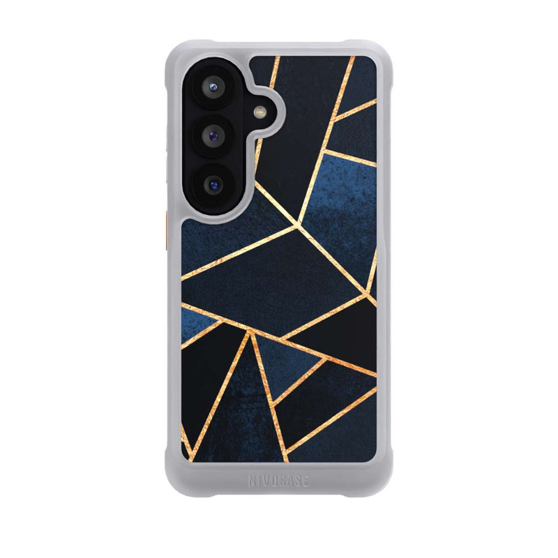 Galaxy S26 NIVOmax Navy Stein Golddruck