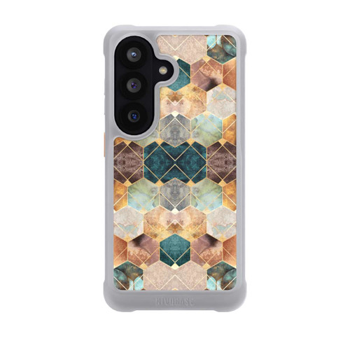 Samsung Galaxy S26 NIVOmax Naturfarbene Sechsecke und Diamanten