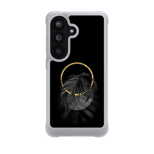 Samsung Galaxy S26 NIVOmax tropische Blätter schwarz