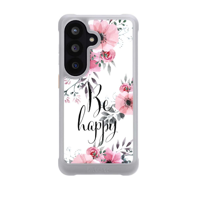 Galaxy S26 NIVOmax Be Happy Fleurs