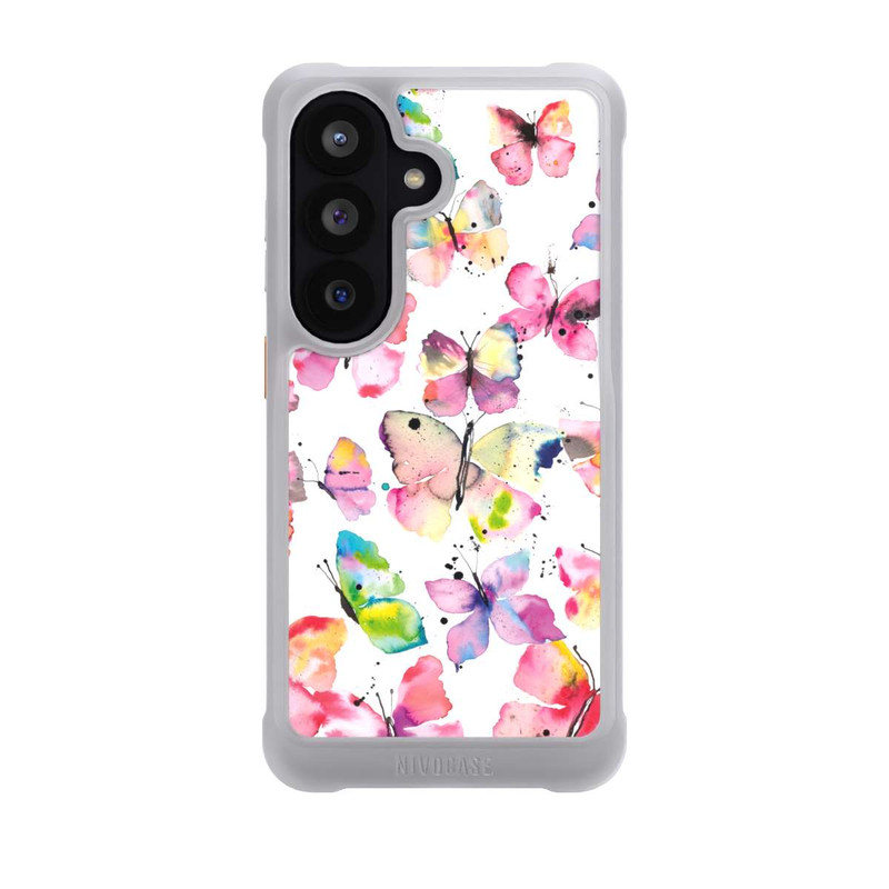 Galaxy S26 NIVOmax Watercolor Spring Butterflies