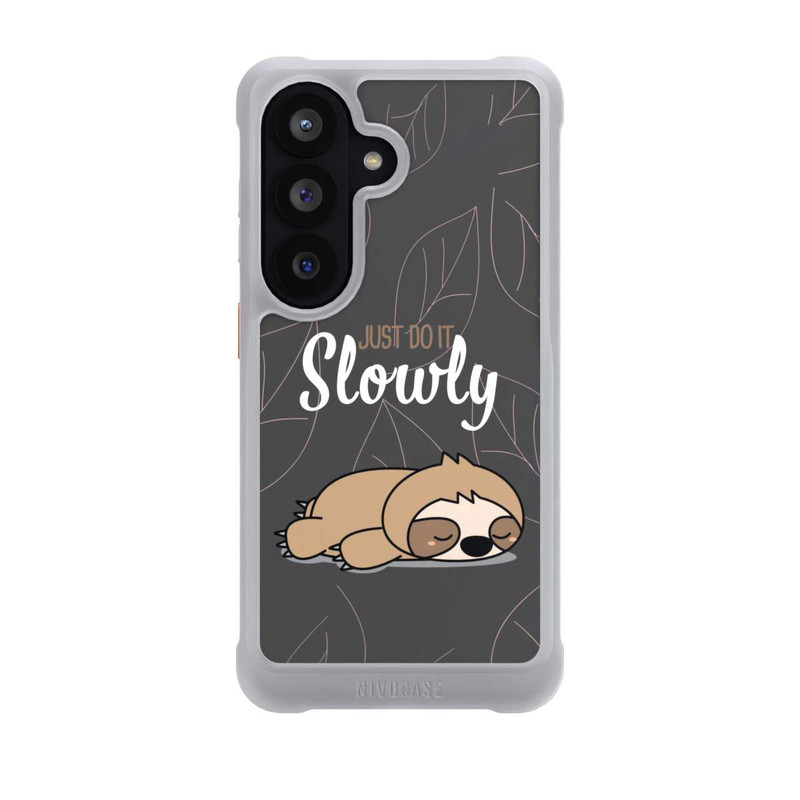 Galaxy S26 NIVOmax Just Do It Slowly Sloth Grey