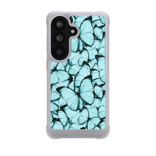 Samsung Galaxy S26 NIVOmax Teal Schmetterlinge